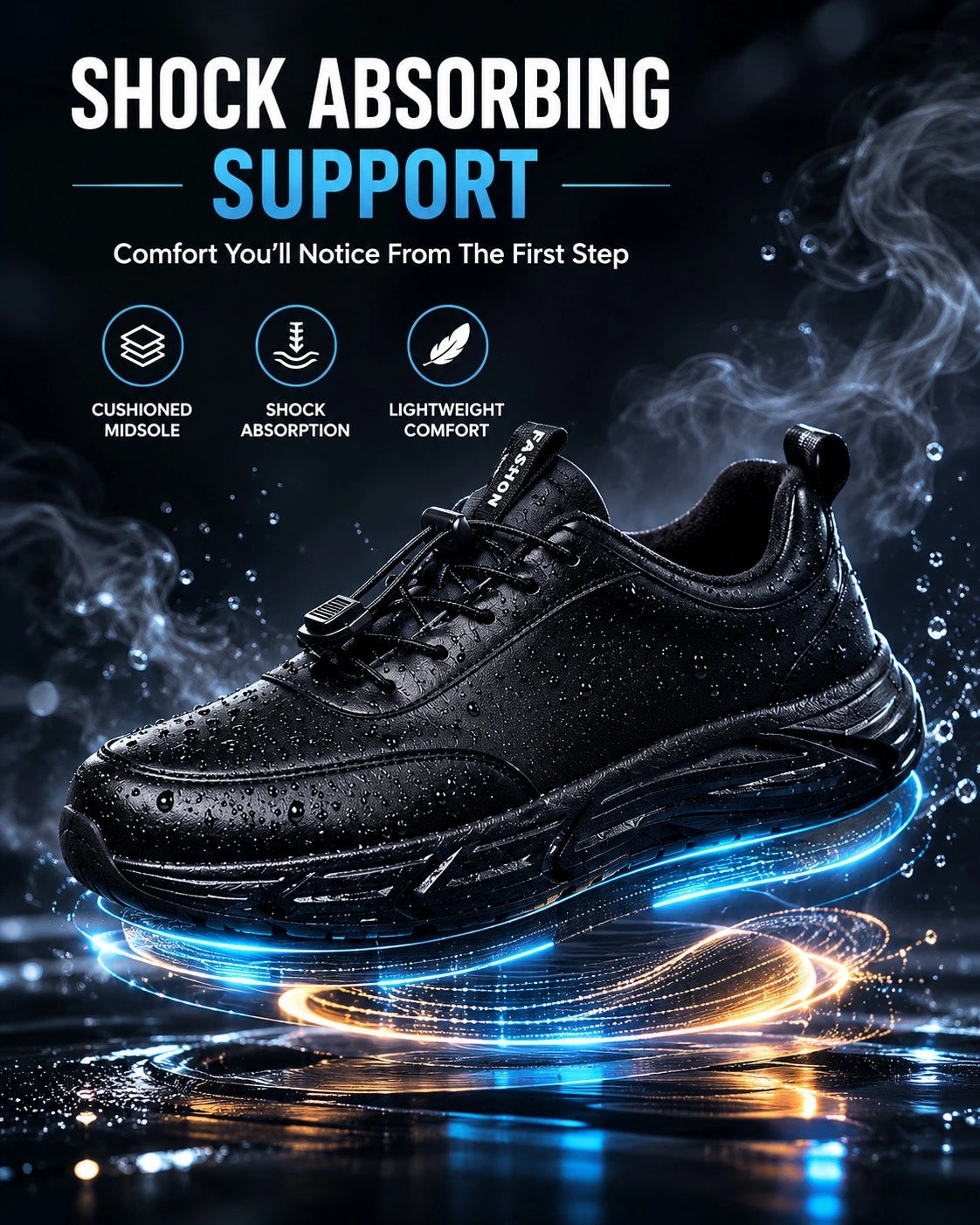 Extra Width Waterproof Comfort Shoes