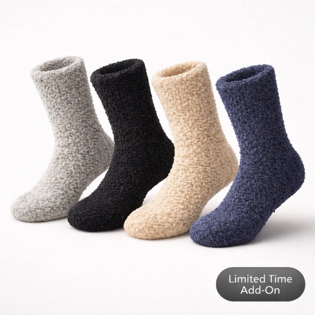 Ultra-Soft Winter Fleece Socks (2 Pairs - Unisex)