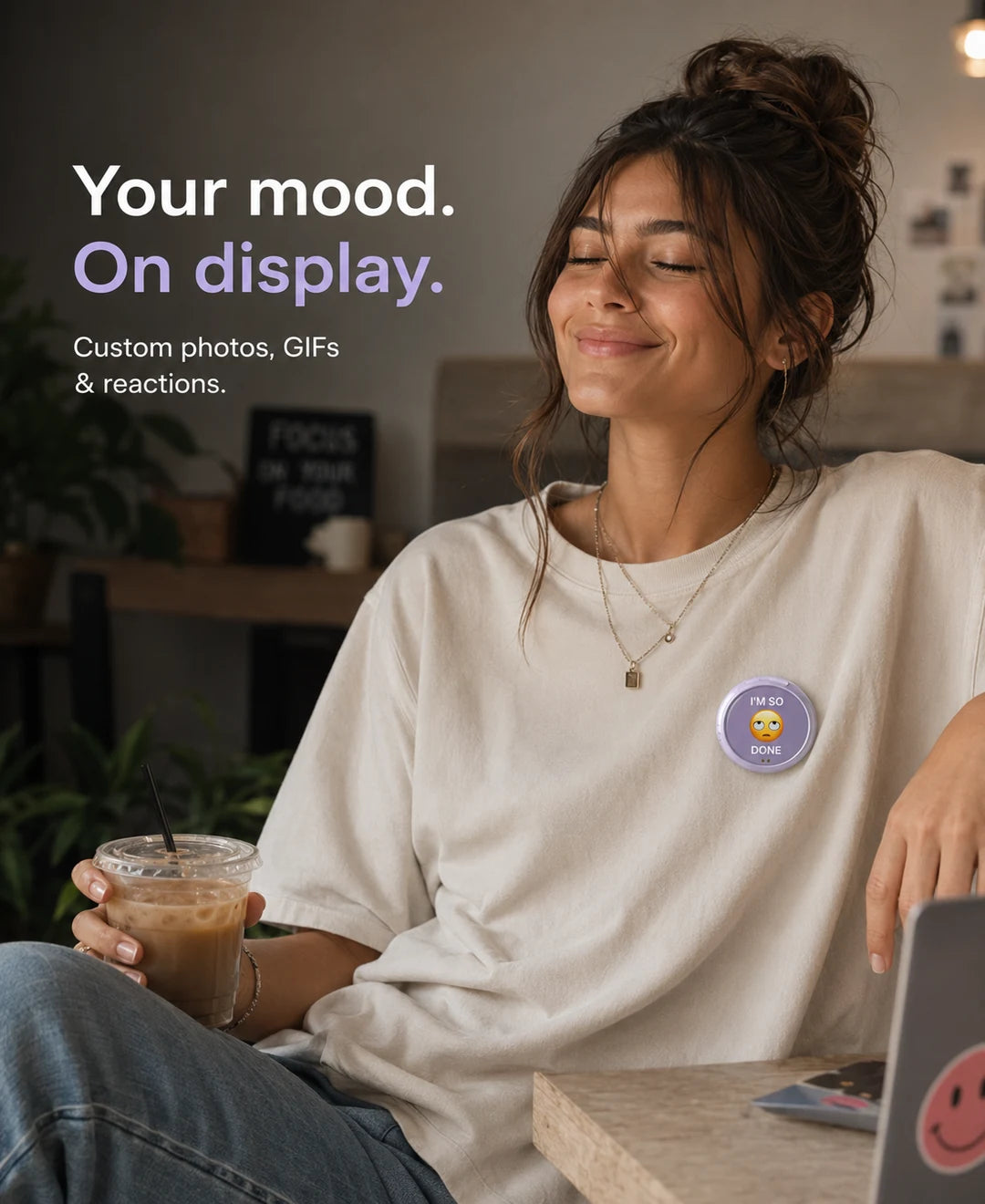 MoodSync Digital Display Badge