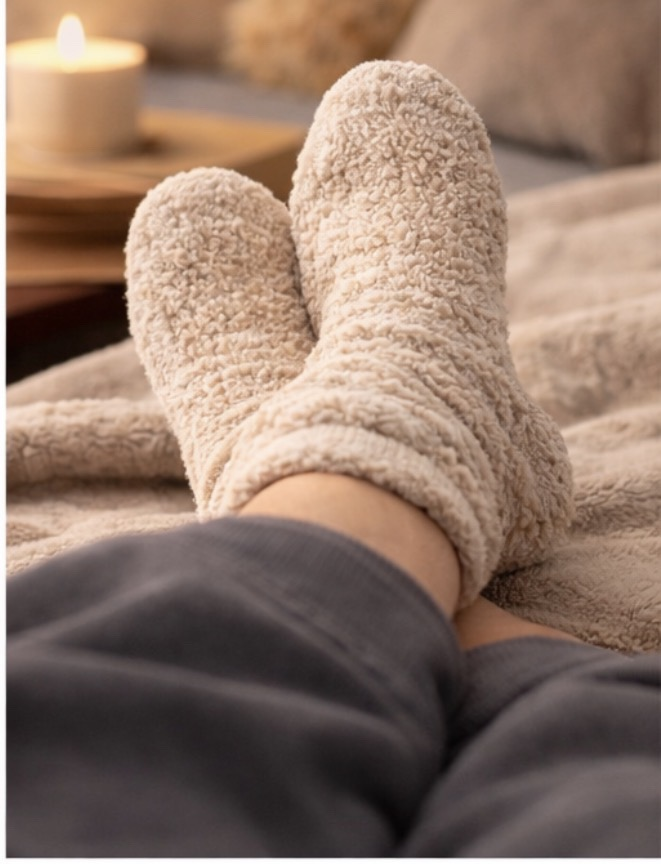 Ultra-Soft Winter Fleece Socks (2 Pairs - Unisex)