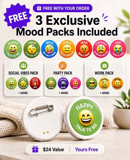 MoodSync Digital Display Badge