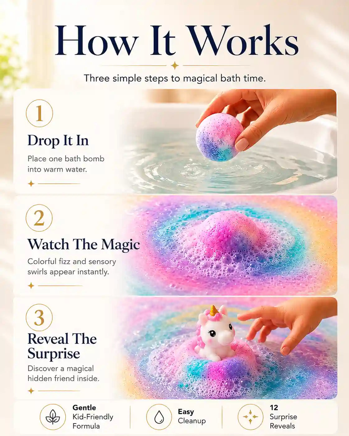 Magical Surprise Bath Bombs – 12 Pack